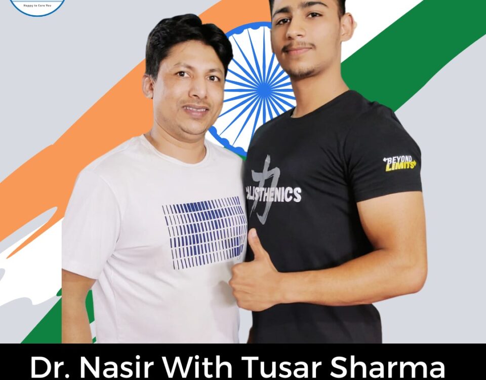 With National Calisthenics Player Mr.Tusar Sharma