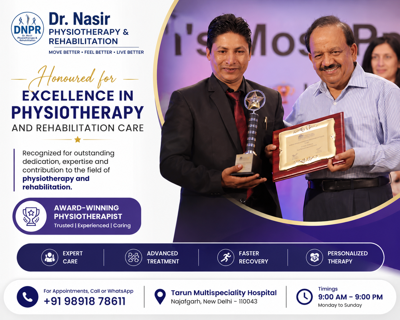 Best Physiotherapist in Najafgarh