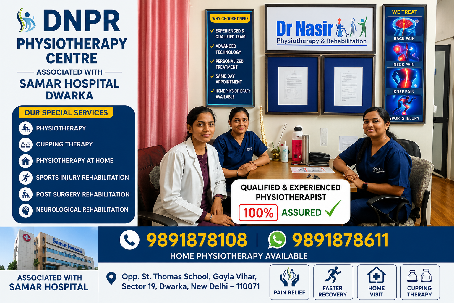 Samar Hospital Physiotherapy Centre Dwarka
