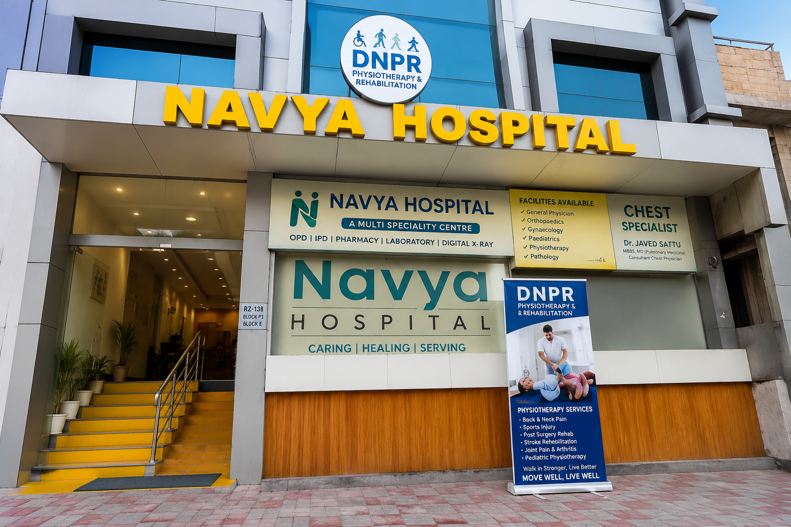 DNPR Best Physiotherapy Centre at Navya Hospital Najafgarh